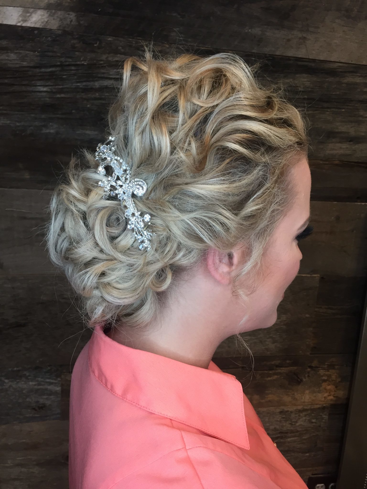 Wedding Hair Cary Nc Bridal Updo Romantic Style Elegant Fancy